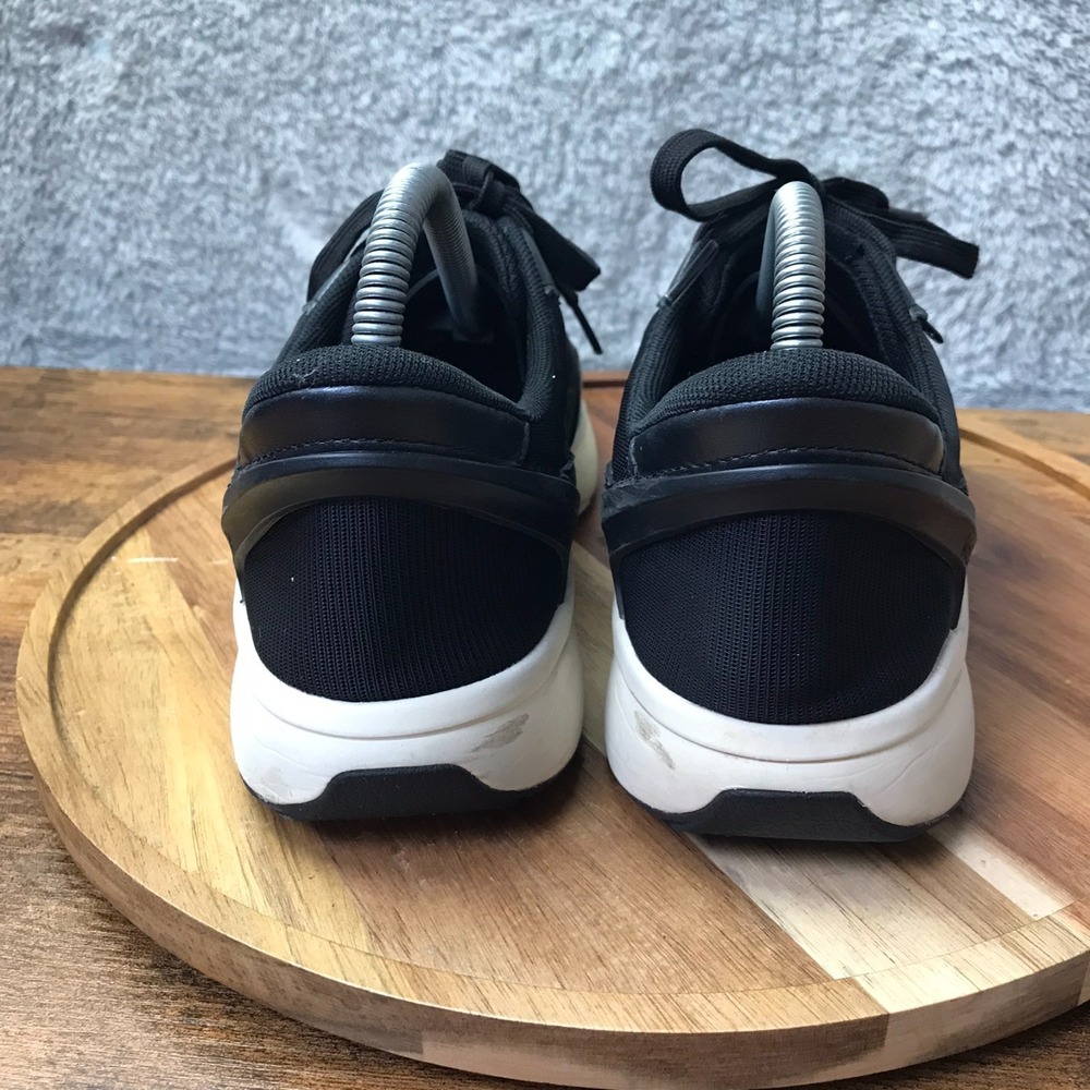 Kizik Paris Sneakers Womens 9.5 Blk Mesh/Leather Slip On Hands Free Comfort Shoe - Picture 8 of 13